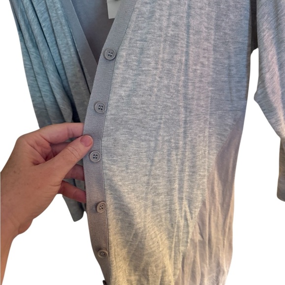 NWT-Cable & Gauge Gray Cardigan Sweater – Open Front – Size XL - Picture 3 of 9